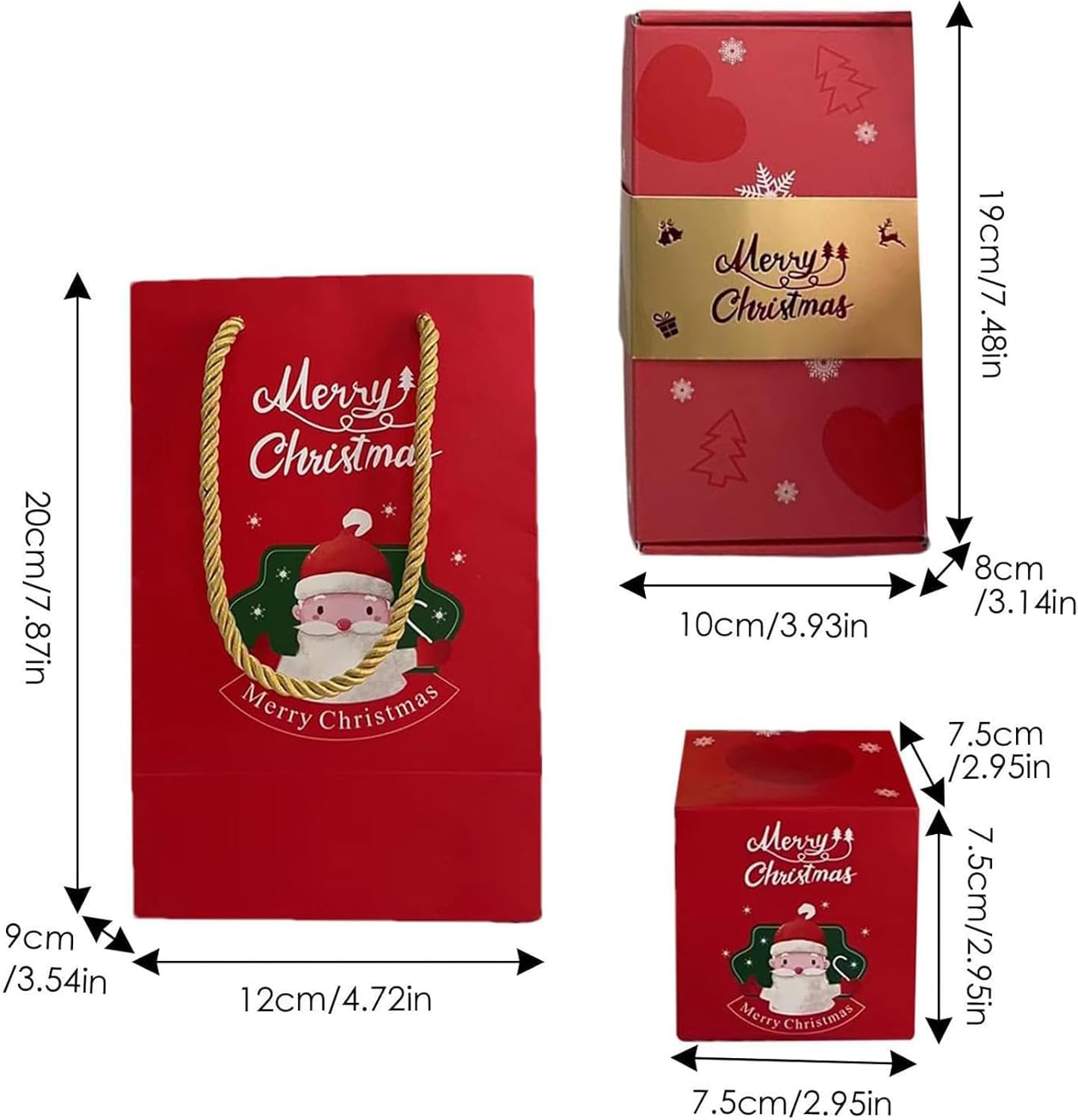 Caja de regalo sorpresa, explosión de 2023, cajas de regalo sorpresa sorpresa de Feliz Navidad, caja de regalo de sobre rojo plegable creatividad,
