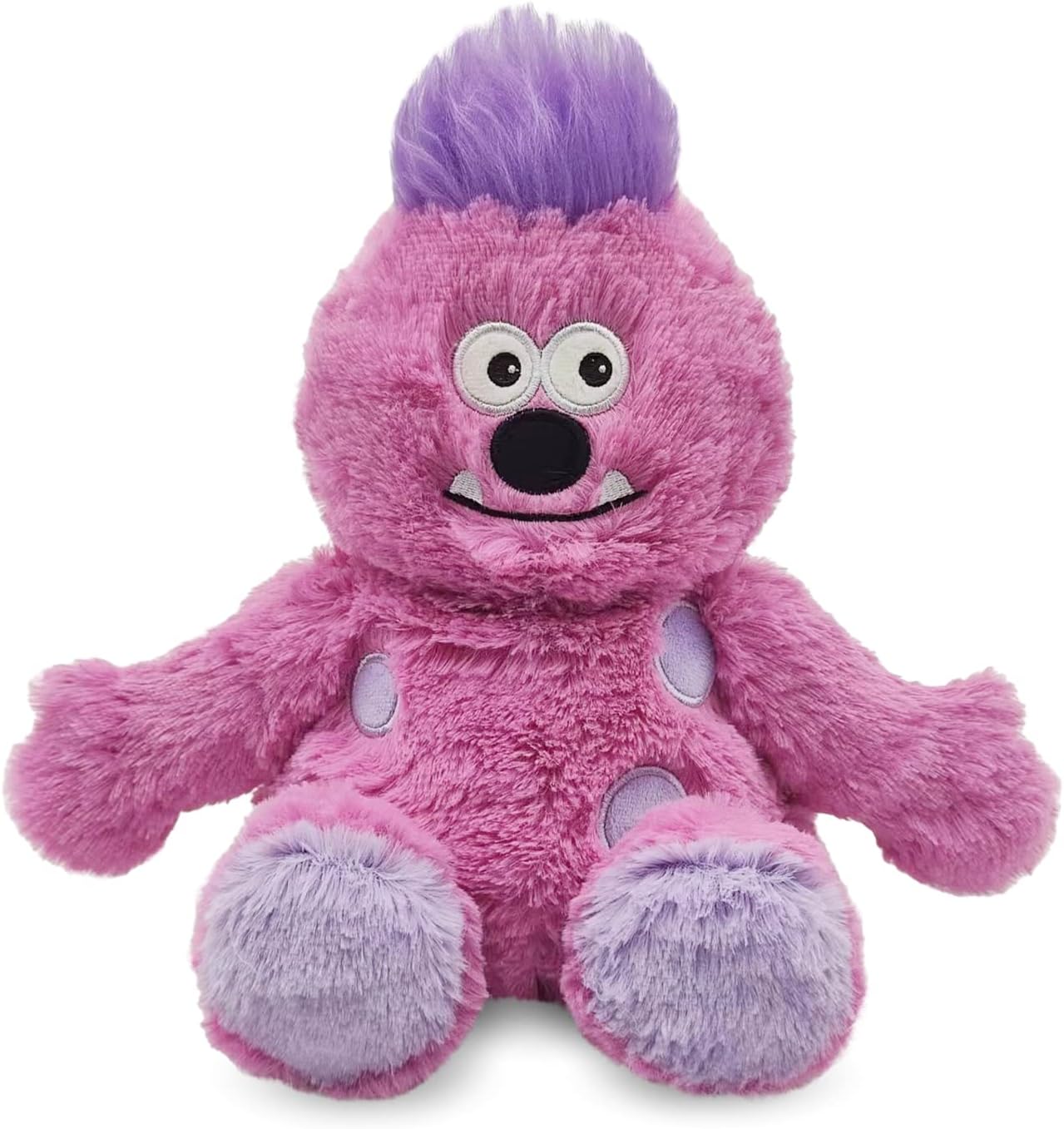 Pink Monster Warmies – Figura de peluche acogedora con aroma a lavanda calentable