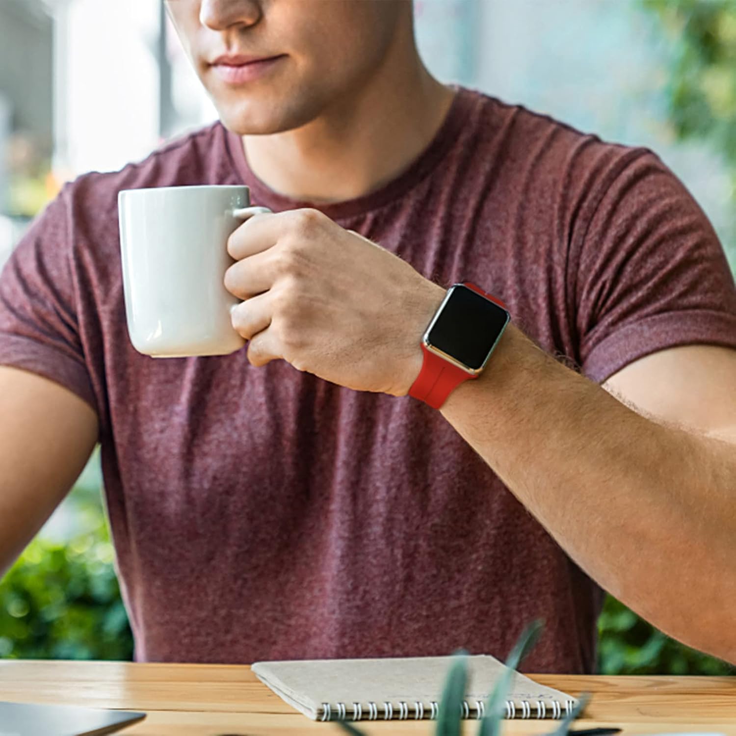 Correa magnética para Apple Watch Ultra Band 1.929 in 1.772 in 1.732 in 1.614 in 1.575 in iWatch Band 1.496 in 1.654 in correa de repuesto de