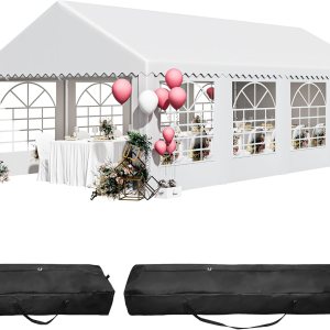 YITAHOME Tienda de campaña de PVC resistente de 13 x 26 pies, refugios para eventos de boda, toldo ondulado galvanizado mejorado con techo grande, YITAHOME Tienda de campaña de PVC resistente de 13 x 26 pies, refugios para eventos de boda, toldo ondulado galvanizado mejorado con techo grande,