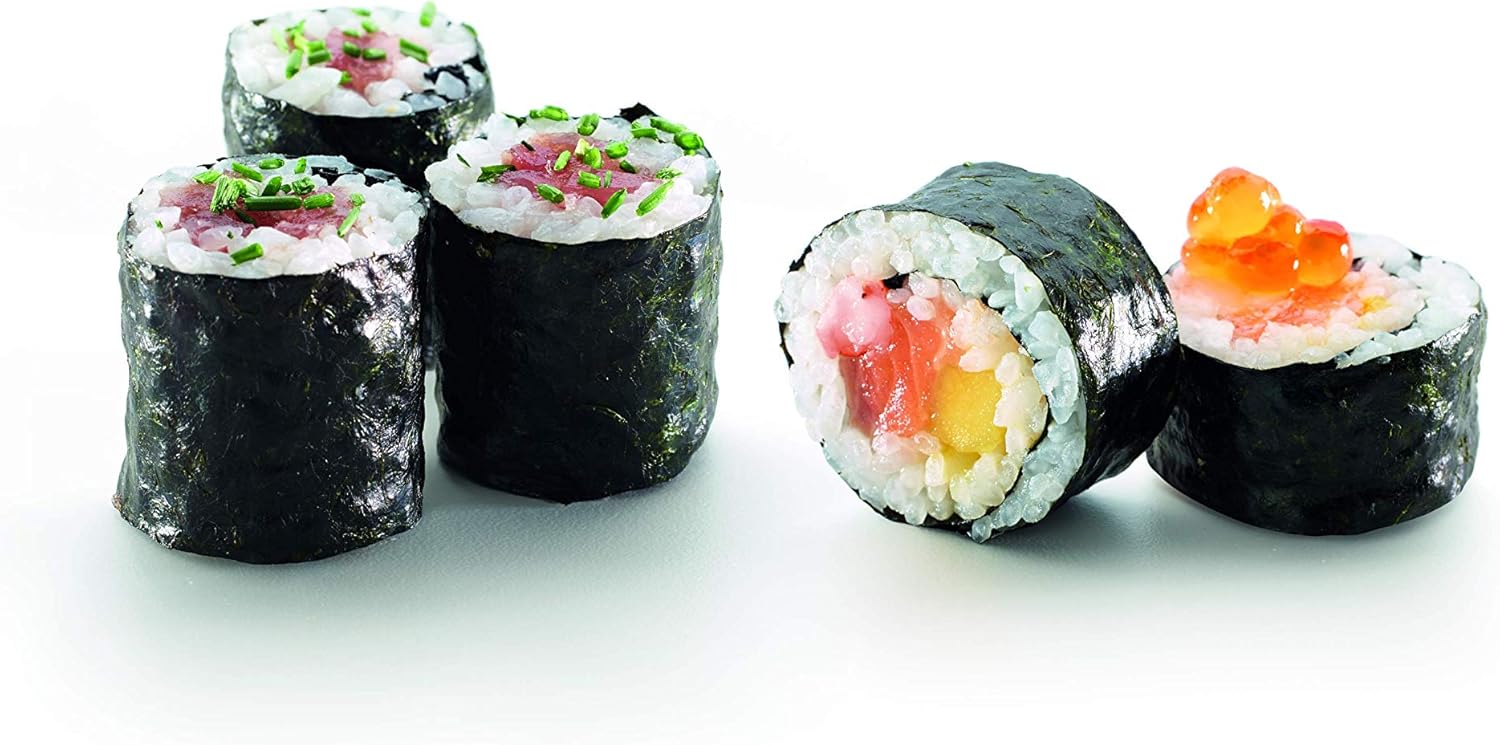 Lekue Makisu – Alfombrilla de silicona para sushi, transparente, 2