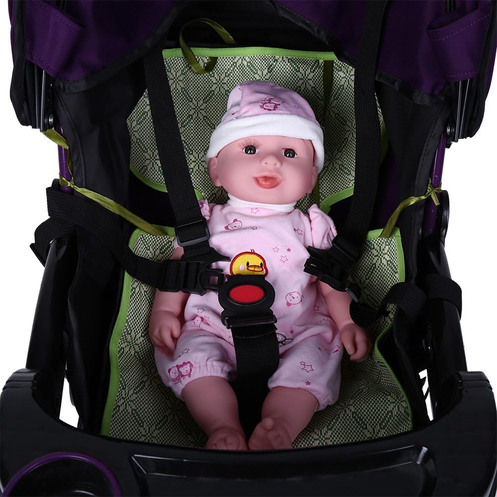 Correas para silla alta, correa de arnés de 5 puntos para silla alta, ajustable, tendencia de bebé, cinturón de seguridad universal, repuesto de