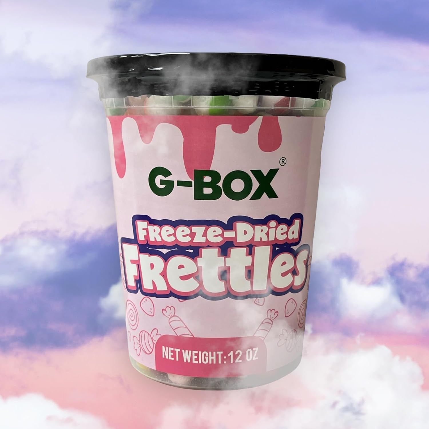 G-BOX Bolos liofilizados de 12 onzas, dulces liofilizados, trastes liofilizados, artículos de tendencia de TikTok, delicioso estallido crujiente y