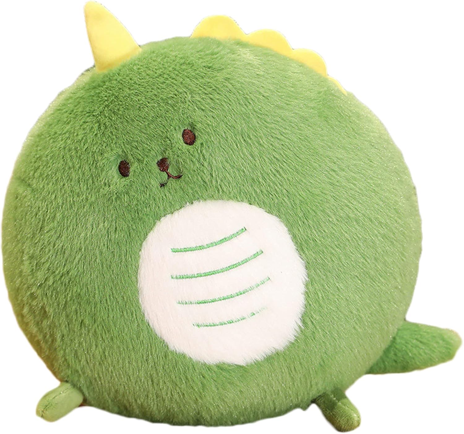 Almohada redonda de peluche de dinosaurio para abrazar, almohada redonda de dinosaurio, regalo de anime de dinosaurio para niños y amantes en