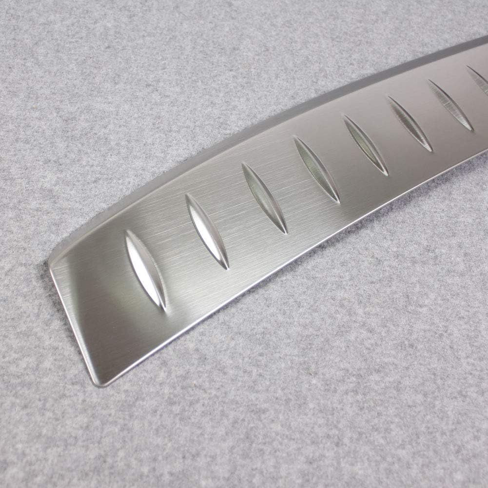 Beautost Compatible con BMW 2019, 2020, 2021, nuevo X5 G05, placa protectora de acero inoxidable (plateado)