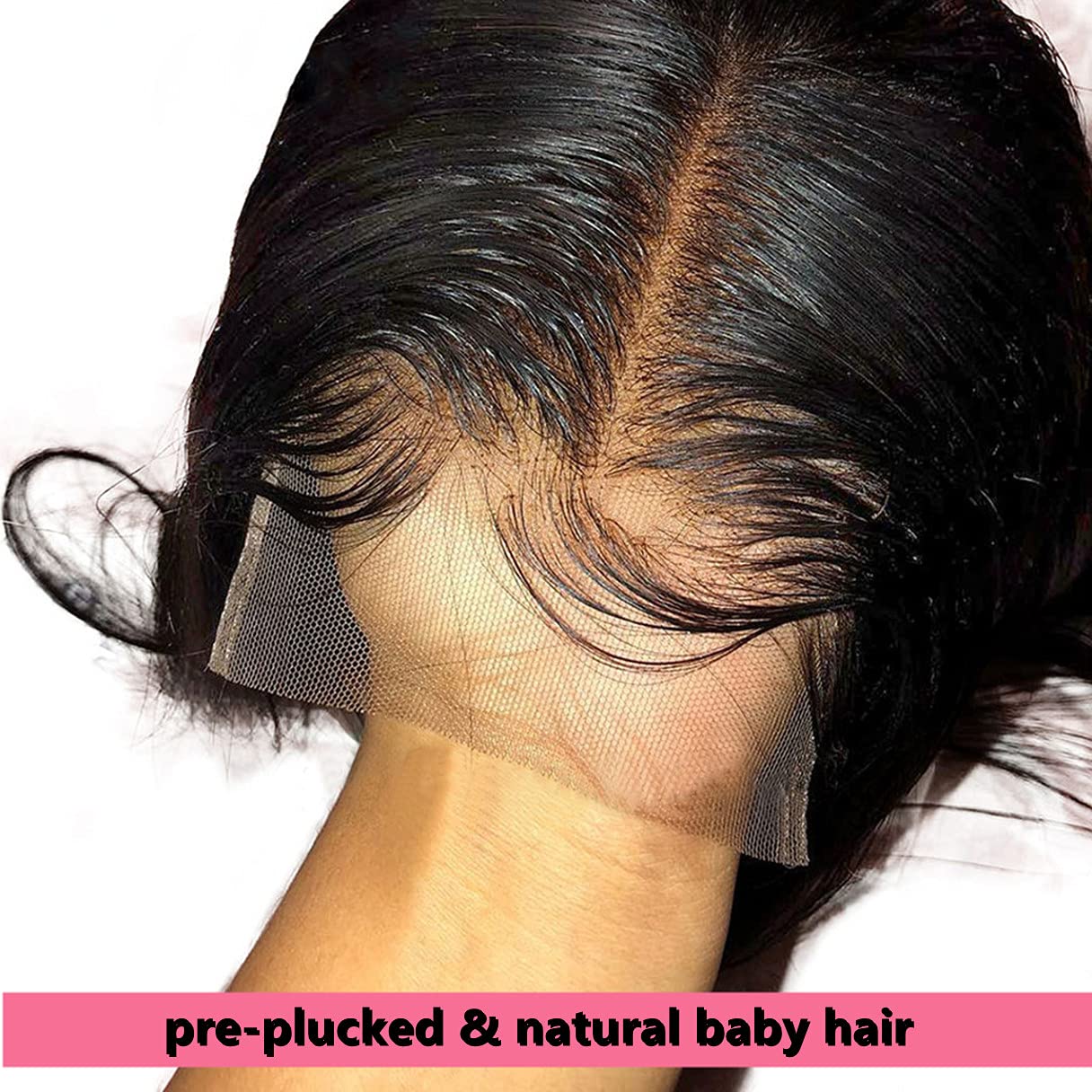Cierre de encaje brasileño rizado 4×4, 100% cabello virgen humano sin procesar, prearrancado, grueso, italiano, Yaki, cierre de línea capilar