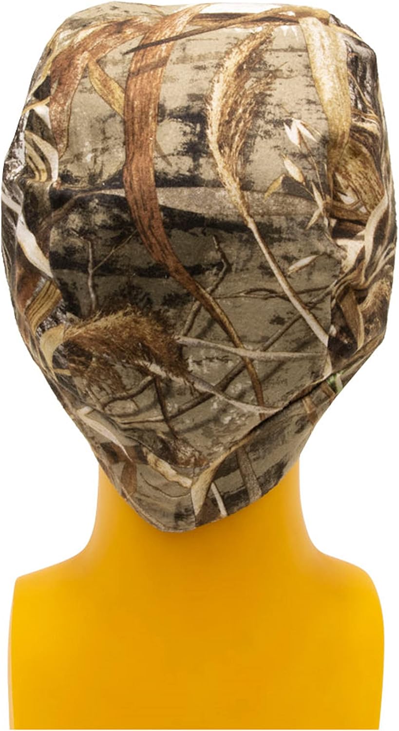 Gorra de calavera reversible color naranja