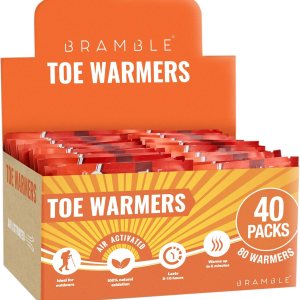 Bramble Calentadores de 80 pies y calentadores de dedos (40 pares) hasta 10 horas para clima frío, esquí, campamento, deportes y actividades al aire Bramble Calentadores de 80 pies y calentadores de dedos (40 pares) hasta 10 horas para clima frío, esquí, campamento, deportes y actividades al aire