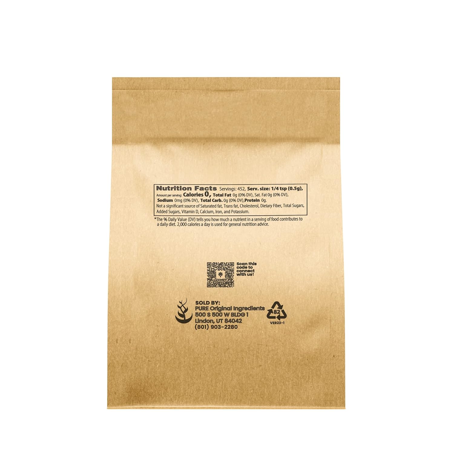 Pure Original Ingredients Pimentón ahumado (8 onzas) Especias y condimentos, sabor ahumado y ligeramente picante