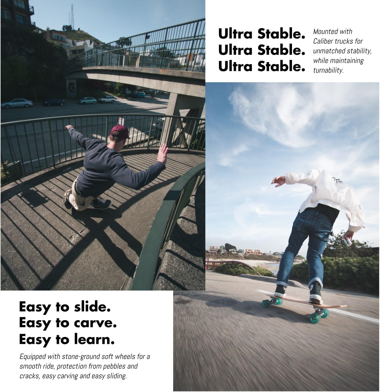 Prism Skateboards Mini Cruiser Longboard – Varios gráficos, para principiantes, cruceros, viajes, universidad, adultos y niños.