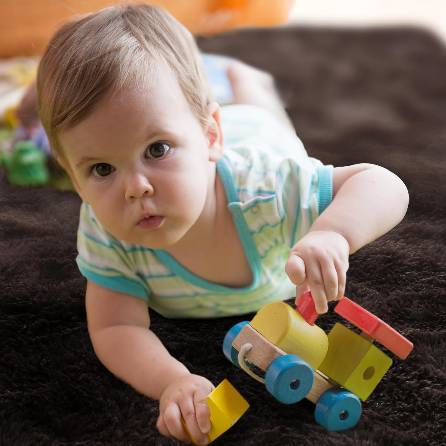 HOMORE Alfombra mullida de lujo para área, moderna, para dormitorio, sala de estar, alfombra súper suave y cómoda, lindas alfombras para niños,
