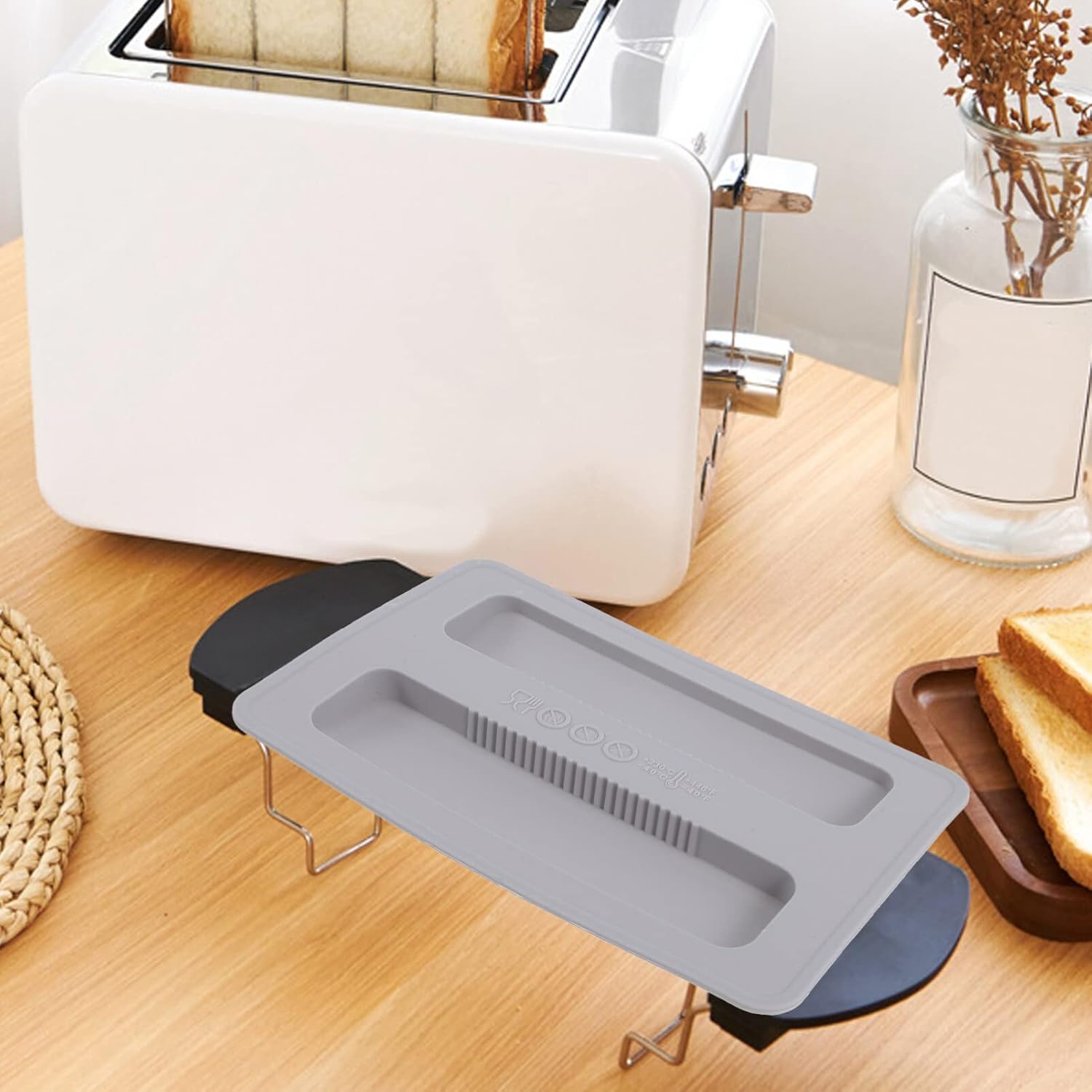 BESTOYARD Tostadora cubierta superior para tostadora, panificadora, cubierta para horno, cubierta protectora para utensilios de cocina, tapa de