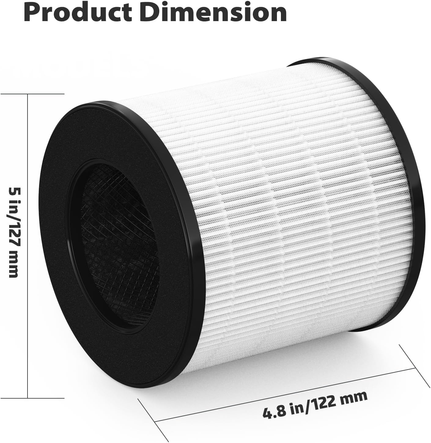 Filtro de repuesto AC201BPU-P05 para purificador de aire Fulminare PU-P05, también compatible con Purivortex AC201B Puri-fier de aire, filtro de