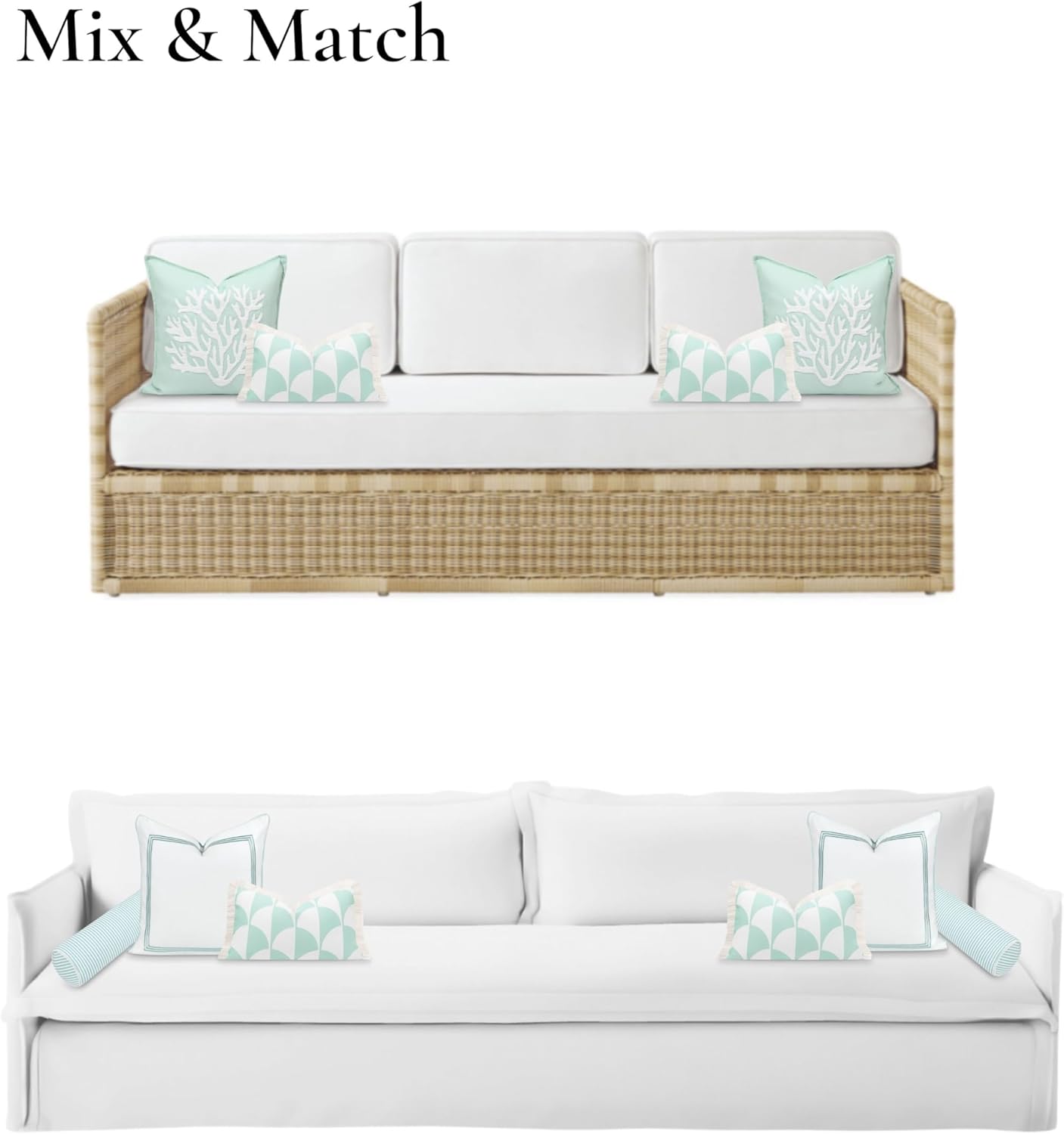 Hofdeco Premium Funda de almohada lumbar para interiores y exteriores, 12 x 20 pulgadas, repelente al agua para patio trasero, sofá, diseño de