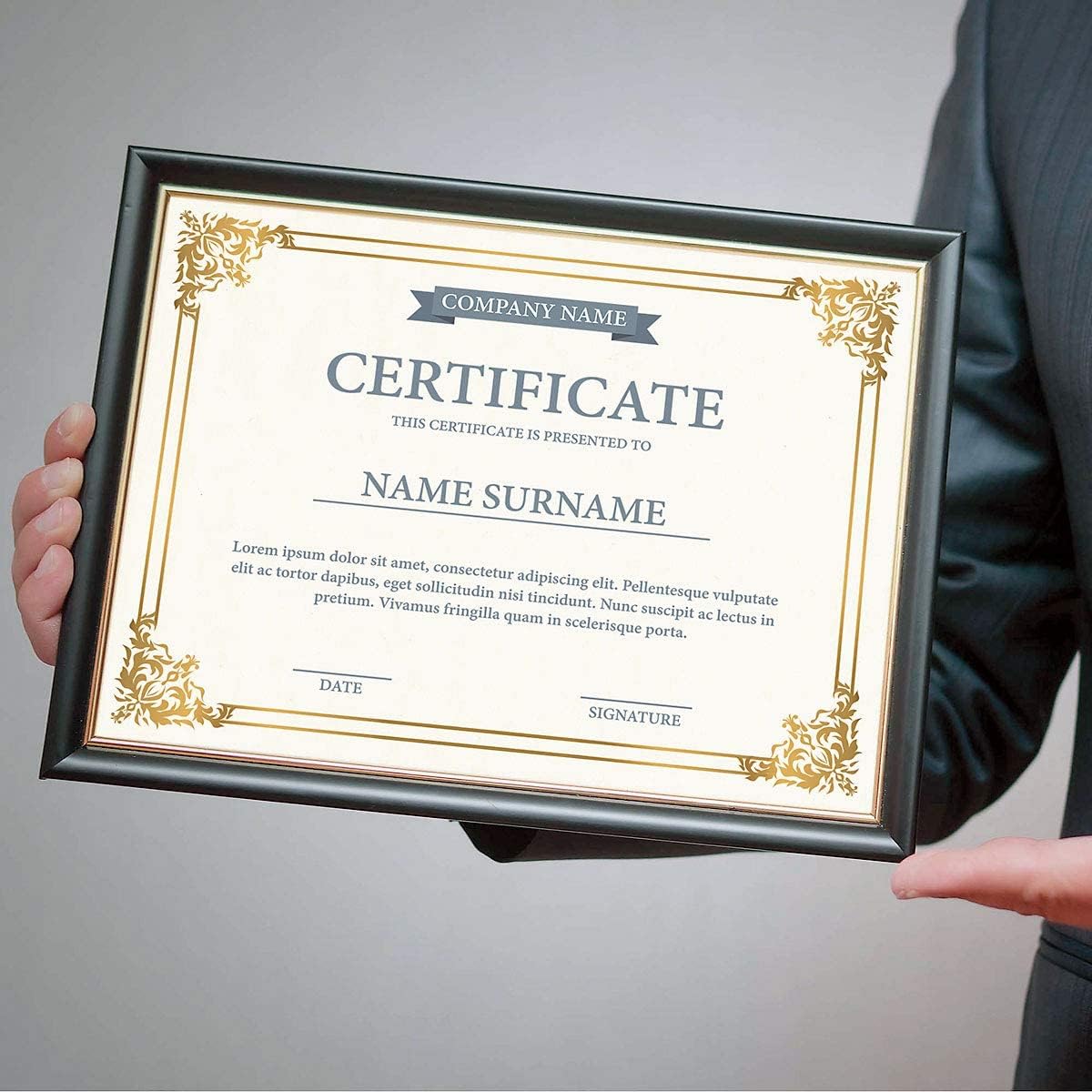 Empire Gold & White Parchment Certificate Papers – Paquete de 100, compatible con impresoras láser y de inyección de tinta, para oficina, premios de