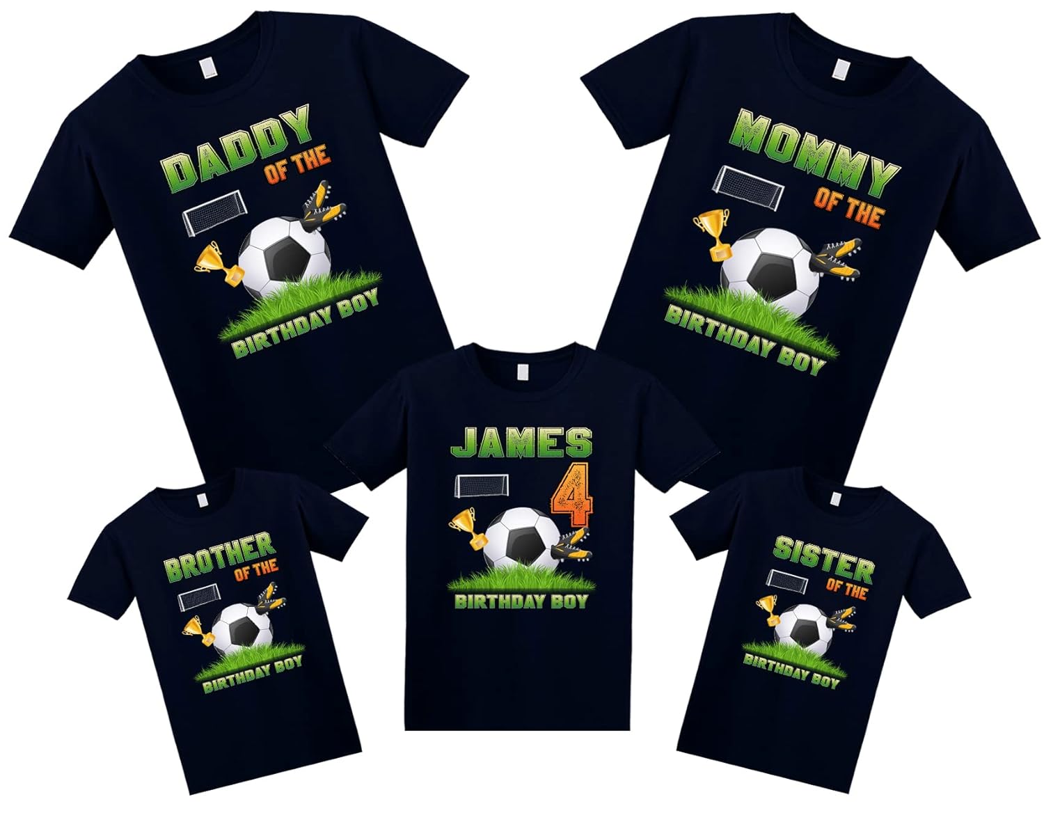 Soccer Birthday Shirt, Soccer Custom Shirt, Personalized Soccer Shirt, Soccer family shirts, Soccer matching family party Birthday Shirt, Birthday