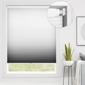 LazBlinds Persianas celulares sin cordones, sin herramientas, sin taladro, persianas degradadas para filtrar la luz, persianas de panal para LazBlinds Persianas celulares sin cordones, sin herramientas, sin taladro, persianas degradadas para filtrar la luz, persianas de panal para