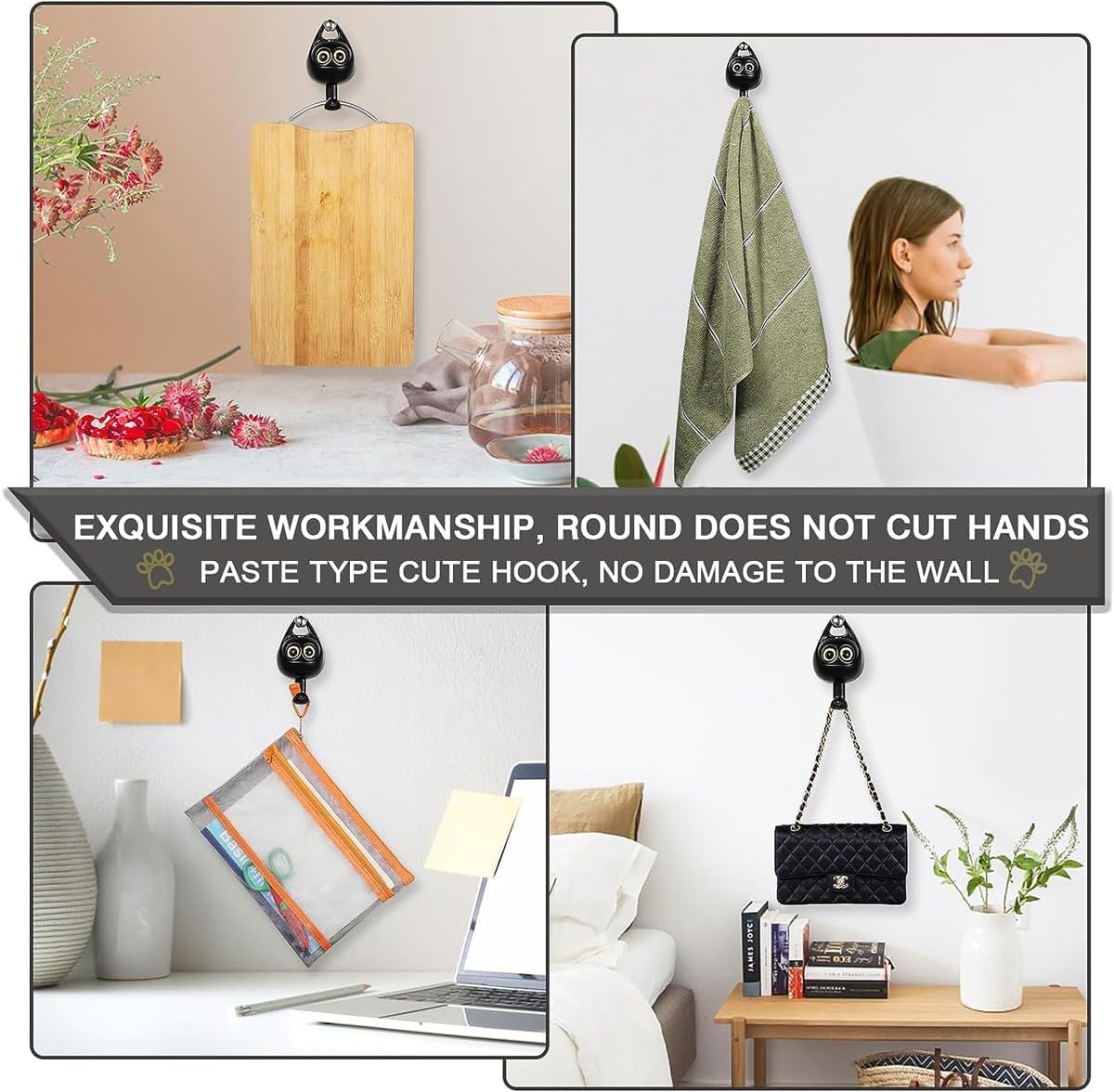 EZGHAR Llavero de búho nocturno, llaves de soporte para llaves, llave de pared magnética de búho nocturno, lindo soporte para llaves de búho,