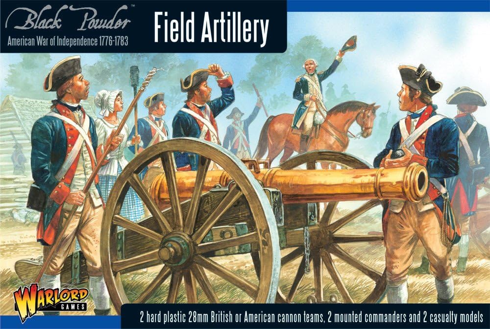 Kit de modelo de plástico militar de artillería de campo de guerra revolucionaria de polvo negro 156