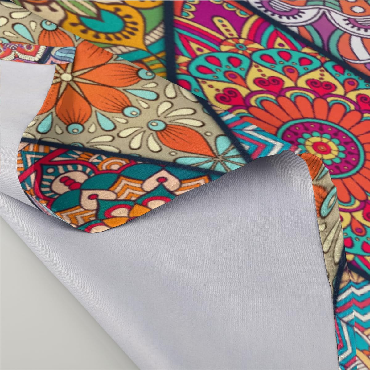 Juego de 6 servilletas de tela con diseño de mandala bohemio de 20 x 20 pulgadas, patrón étnico, lavables, reutilizables, para cocina, decoración de