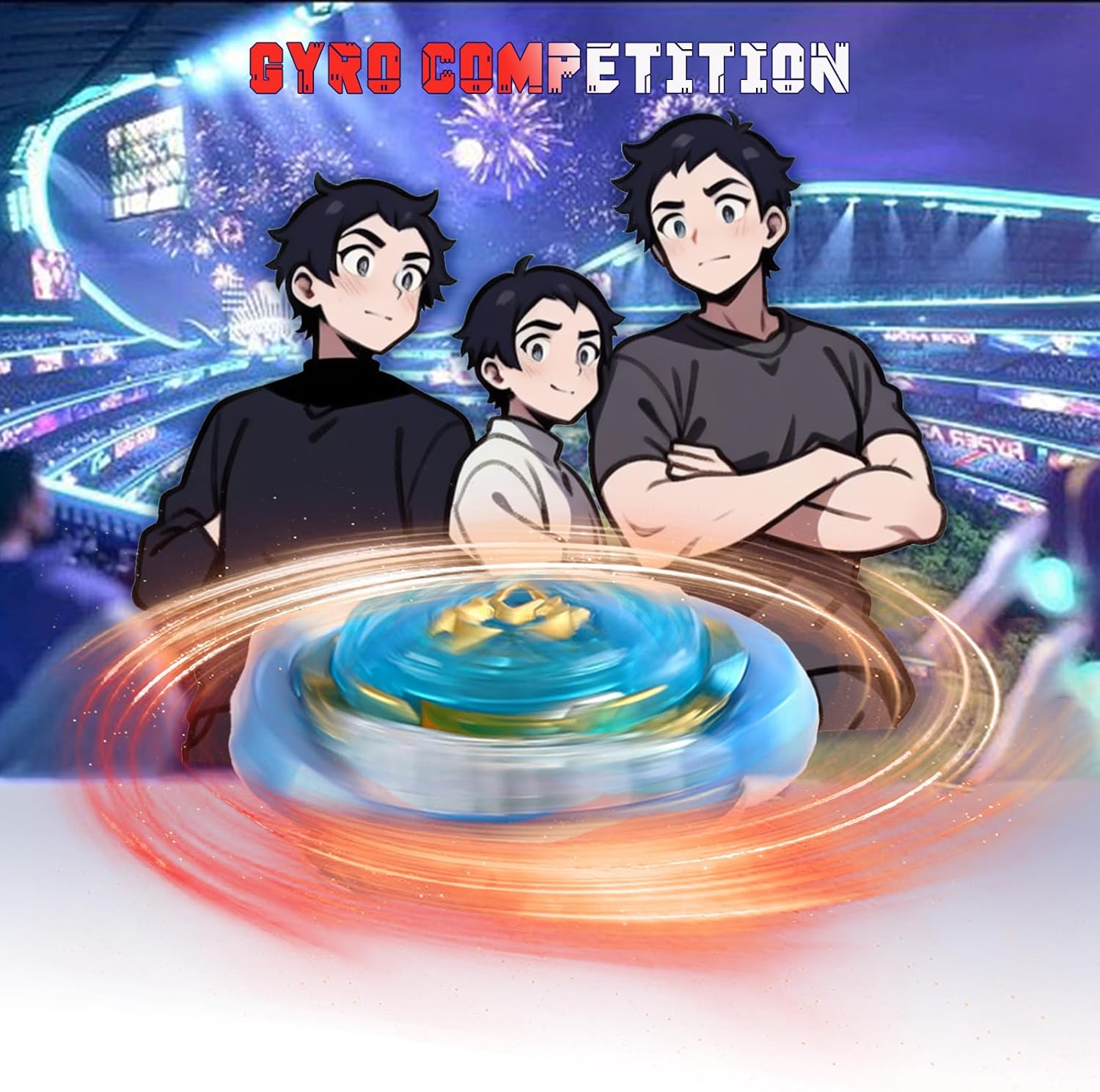 Zelzen Bey Burst Blade Gyro juguete, Bey Metal Fusion Spinning Battling Top Blades con lanzador de cuerda y asa, juegos de lucha de cumpleaños para