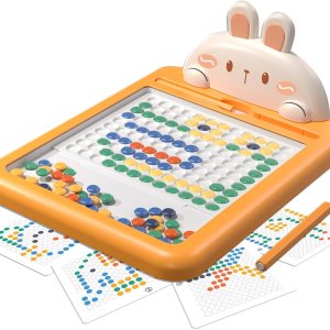 Tablero magnético de puntos para niños, tablero de dibujo magnético Montessori para niños pequeños, arte de puntos magnéticos, juguete educativo Tablero magnético de puntos para niños, tablero de dibujo magnético Montessori para niños pequeños, arte de puntos magnéticos, juguete educativo