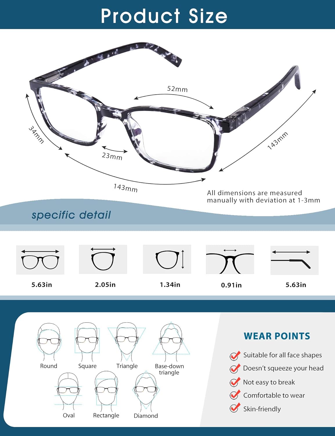 zingfocal Gafas de bloqueo de luz azul, paquete de 2 anteojos cuadrados para juegos de computadora para mujeres y hombres