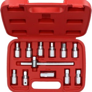 Juego de llaves de sumidero de tapón de drenaje Caja de cambios Kit de cambio de aceite de reparación de eje de 38 “Drive 12pcs Set Juego de llaves de sumidero de tapón de drenaje Caja de cambios Kit de cambio de aceite de reparación de eje de 38 “Drive 12pcs Set