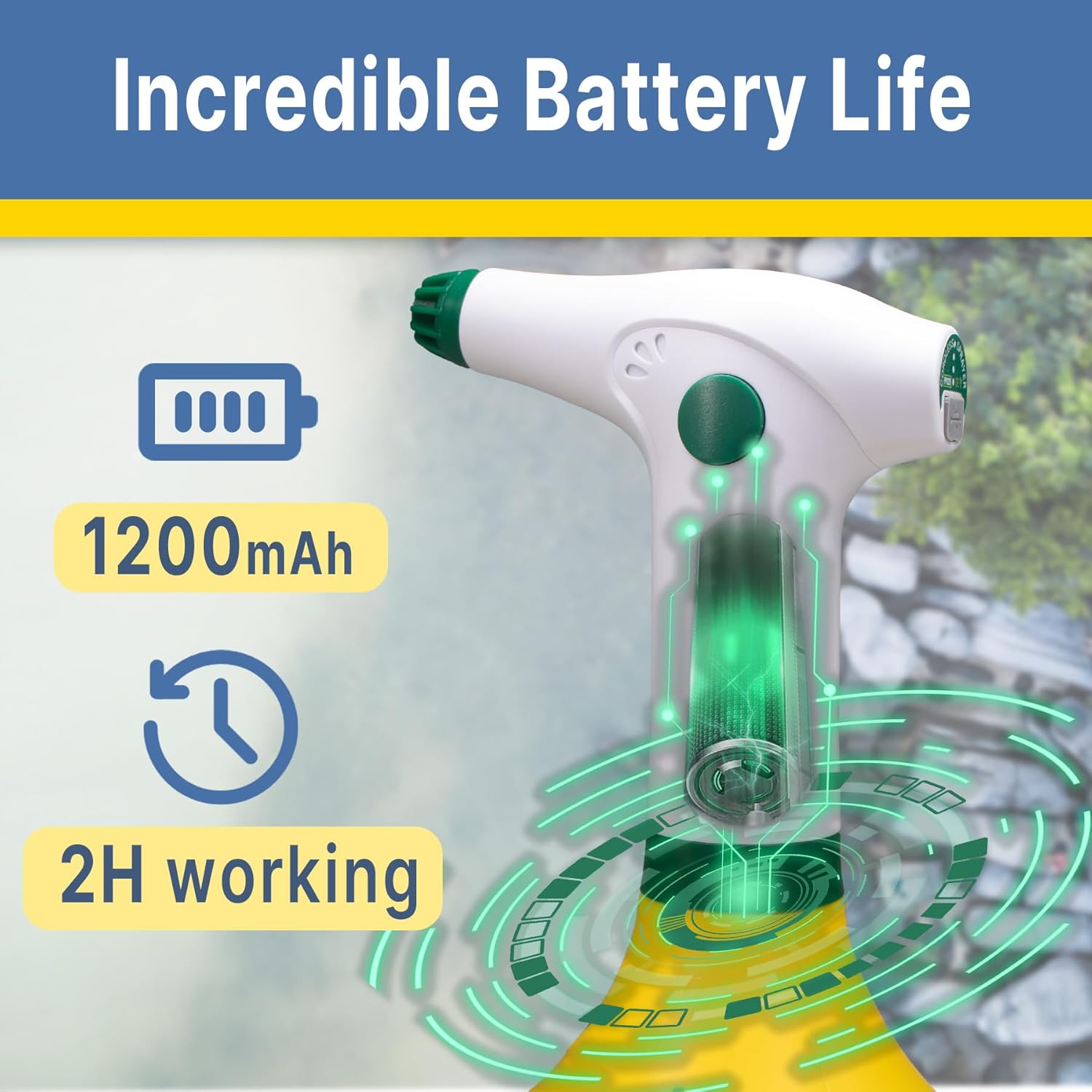 T TOVIA Plant Mister – Botella pulverizadora para plantas de interiorexterior, rociador eléctrico de jardín de 1 litro con boquilla ajustable,