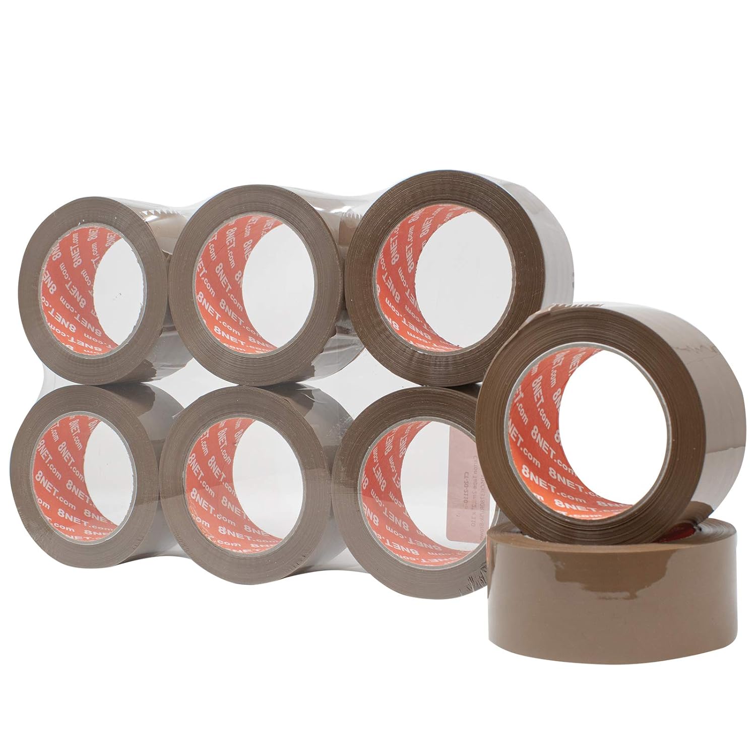 36rollos 1,8mil Industrial ShippingCajas de Cartón multiuso Sellado cintas 2″ X 110yds (330ft) café ct-182110-b