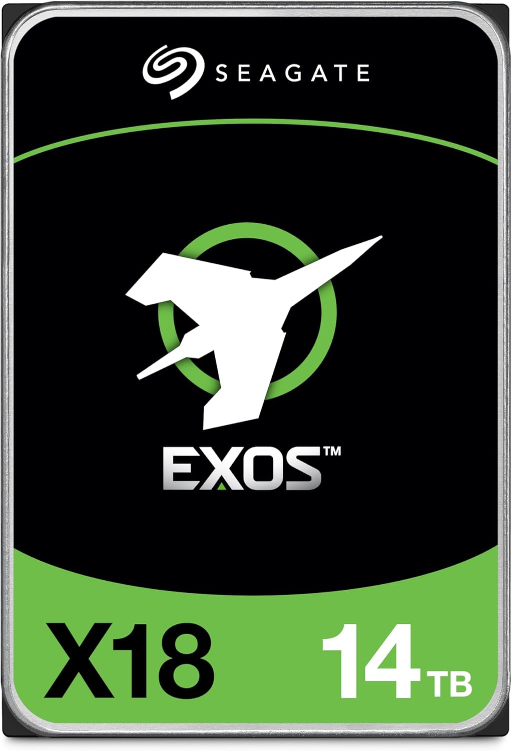 Seagate Exos X18 ST14000NM000J 14 TB Hard Drive – Internal – SATA (SATA600) – Conventional Magnetic Recording (CMR) Method – Storage System, Video
