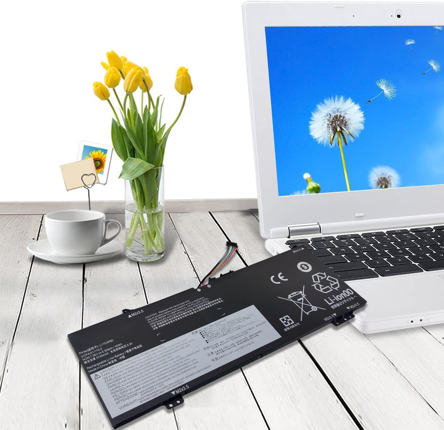 L17C4PB0 L17M4PB0 – Batería para portátil Flex 6-14IKB 14ARR IdeaPad 530S-14ARR 530S-14IKB 530S-15IKB Series Yoga 530-14ARR 530-14IKB L17C4PB2