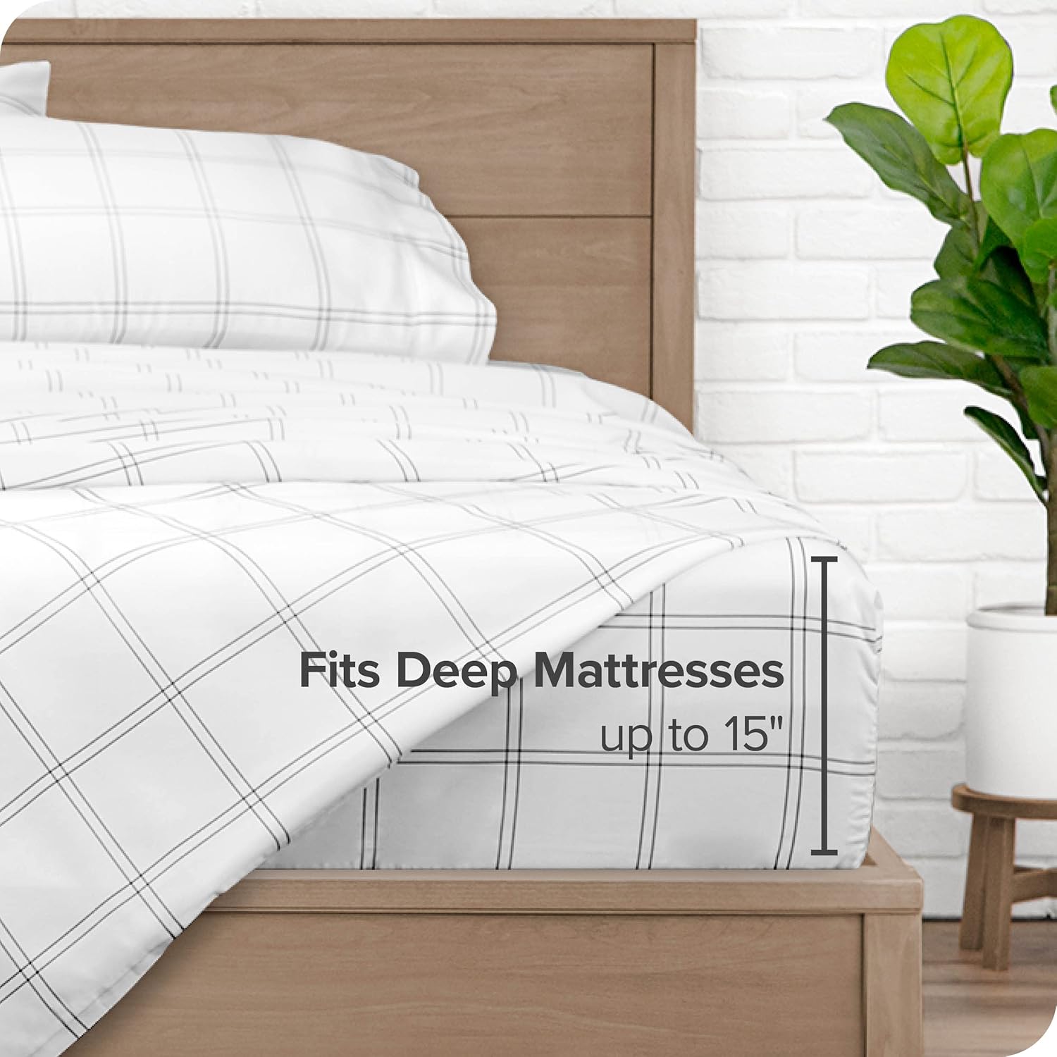 Bare Home – Juego de sábanas de 3 piezas, tamaño de dormitorio universitario, de microfibra ultrasuave de 1,800hilos, bolsillos profundos, ajuste