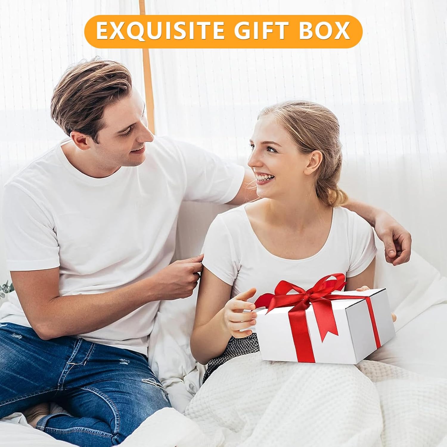 Cajas de envío de 7 x 5 x 4 pulgadas, paquete de 50 cajas de cartón corrugado color blanco para embalaje de pequeñas empresas, mudanza, correo