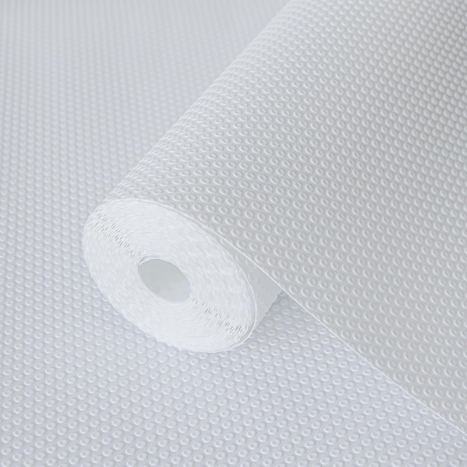 Hersvin Revestimientos para estantes, alfombrillas para cajones de cocina de 20 pulgadas x 20 pies, protector de armario de EVA no adhesivo, forro