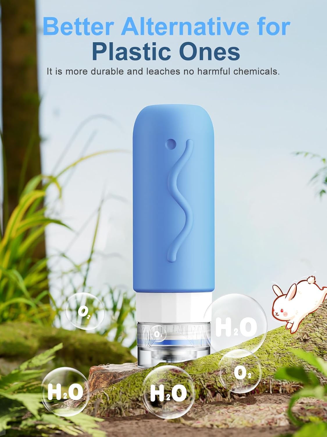 Kits de envases cosméticos recargables para champú, gel de baño, loción de manos, limpiador facial, crema