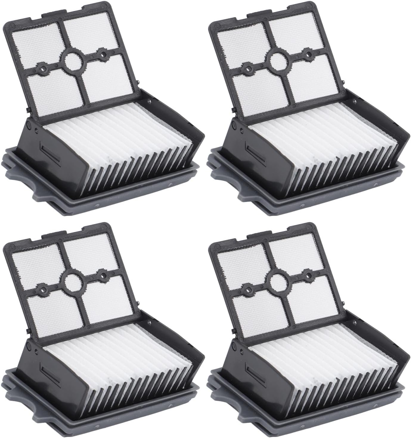 TOPINCN 4 filtros de aspiradora, filtros de repuesto para Tineco Ifloor 1.0 2.0LCD LED Aspiradora Accesorios