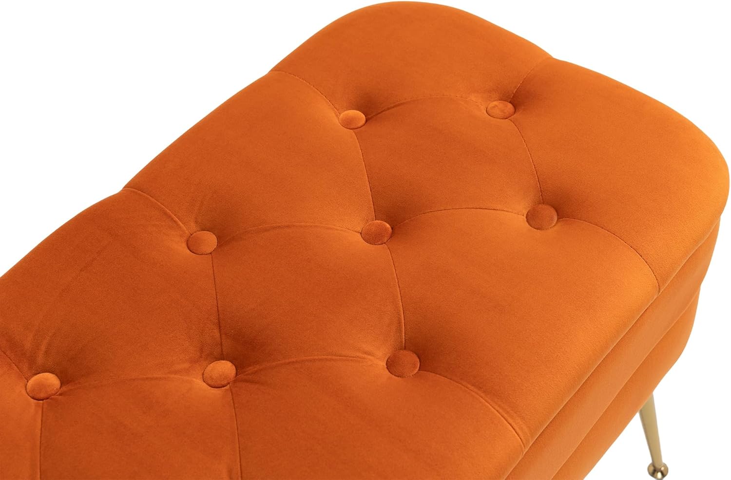 Lofaris Banco de almacenamiento, banco de extremo de dormitorio, taburete suave que puede abrir almacenamiento, conveniente y duradero, otomana