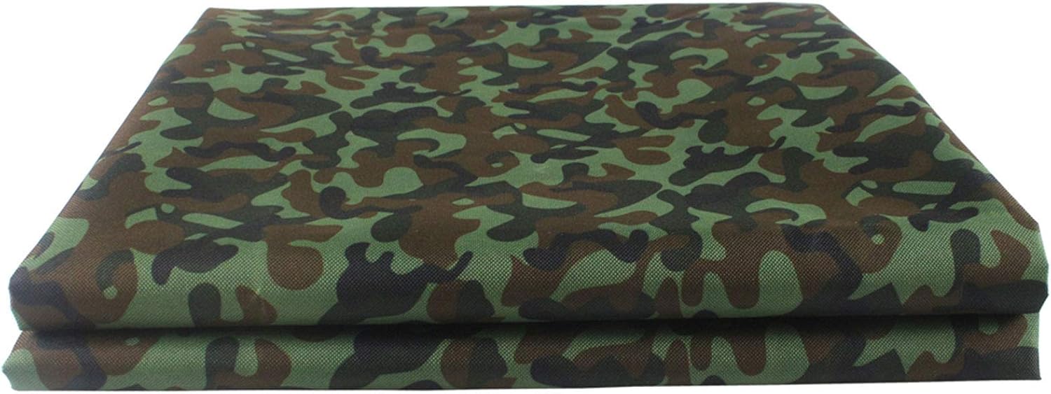 Tela de lona de camuflaje impermeable de 600 denier, 60 x 36 pulgadas, tela de cordura de lona impermeable marina para barcos, tienda de campaña,
