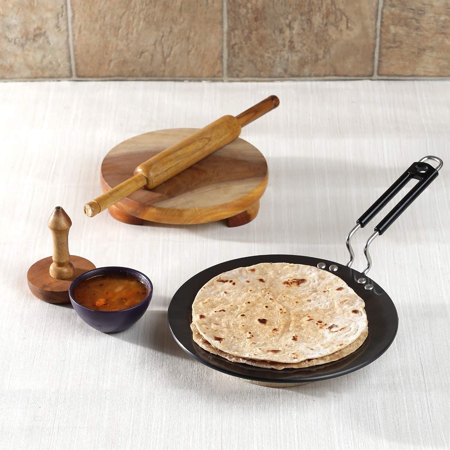 Vinod Roti Tawa Anodizado Duro 28 cm (11″) – Plancha para Crepas