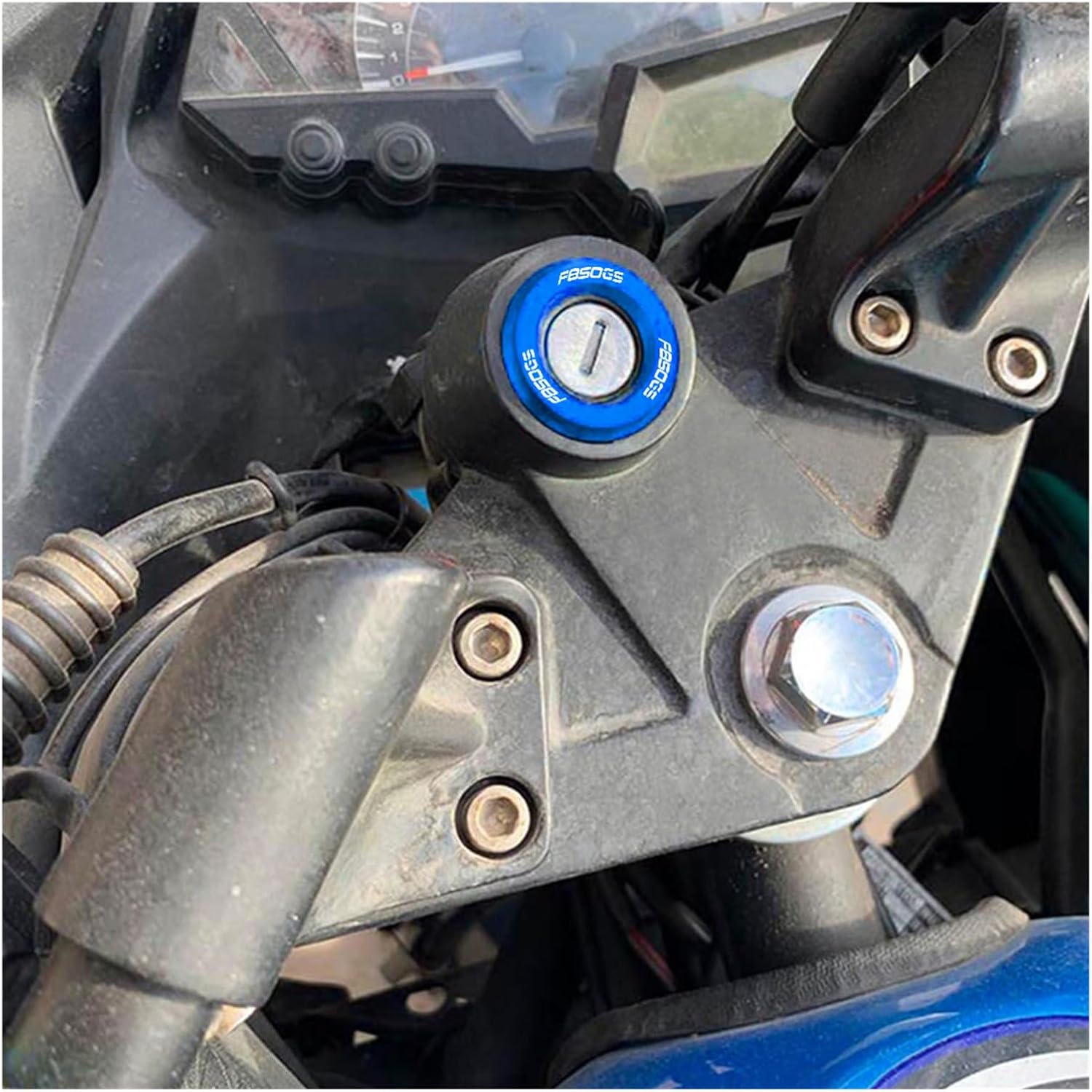 Cubierta del interruptor de encendido de motocicleta, cubierta del acelerador, anillo de orificio para BMW F850GS F 850 GS Adventure 2017-2022