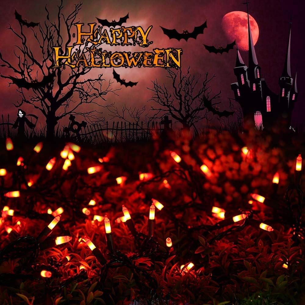 BRIZLED – 100 unidades de luces de cadena para Halloween