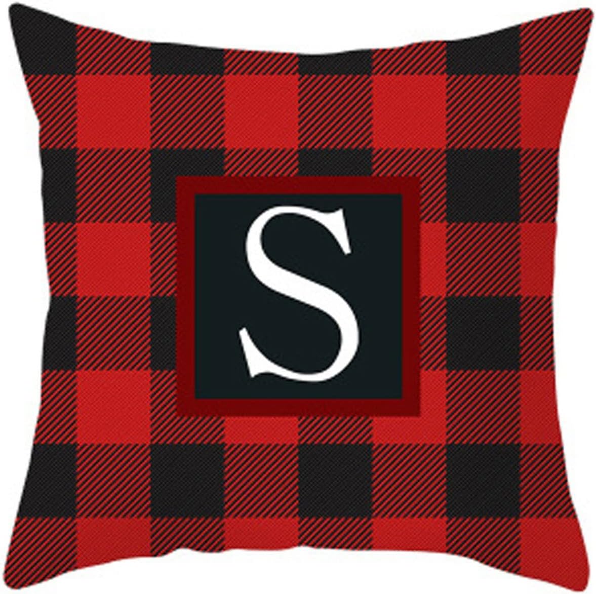 TUNKENCE Fundas de almohada navideñas para el hogar, sofá, granja, decoración de Navidad, 18 x 18 pulgadas, para sofá, hogar, 18 x 18 pulgadas