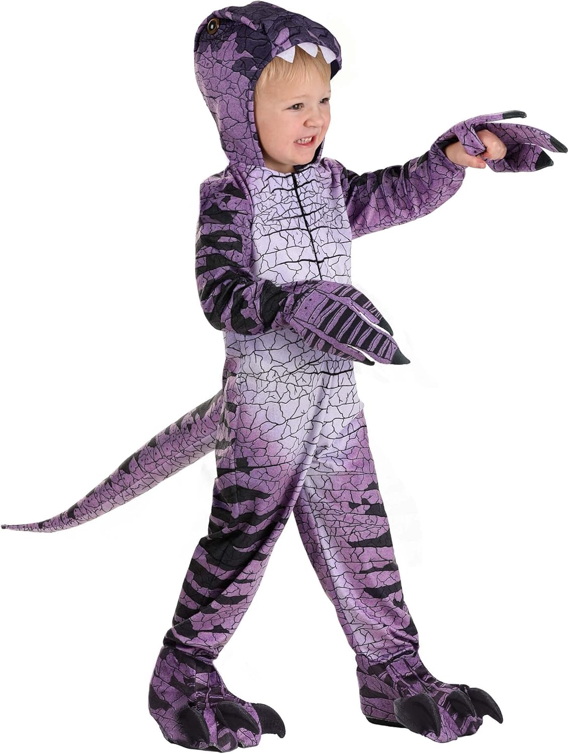 Disfraz de dinosaurio Ravenous Raptor para niños pequeños