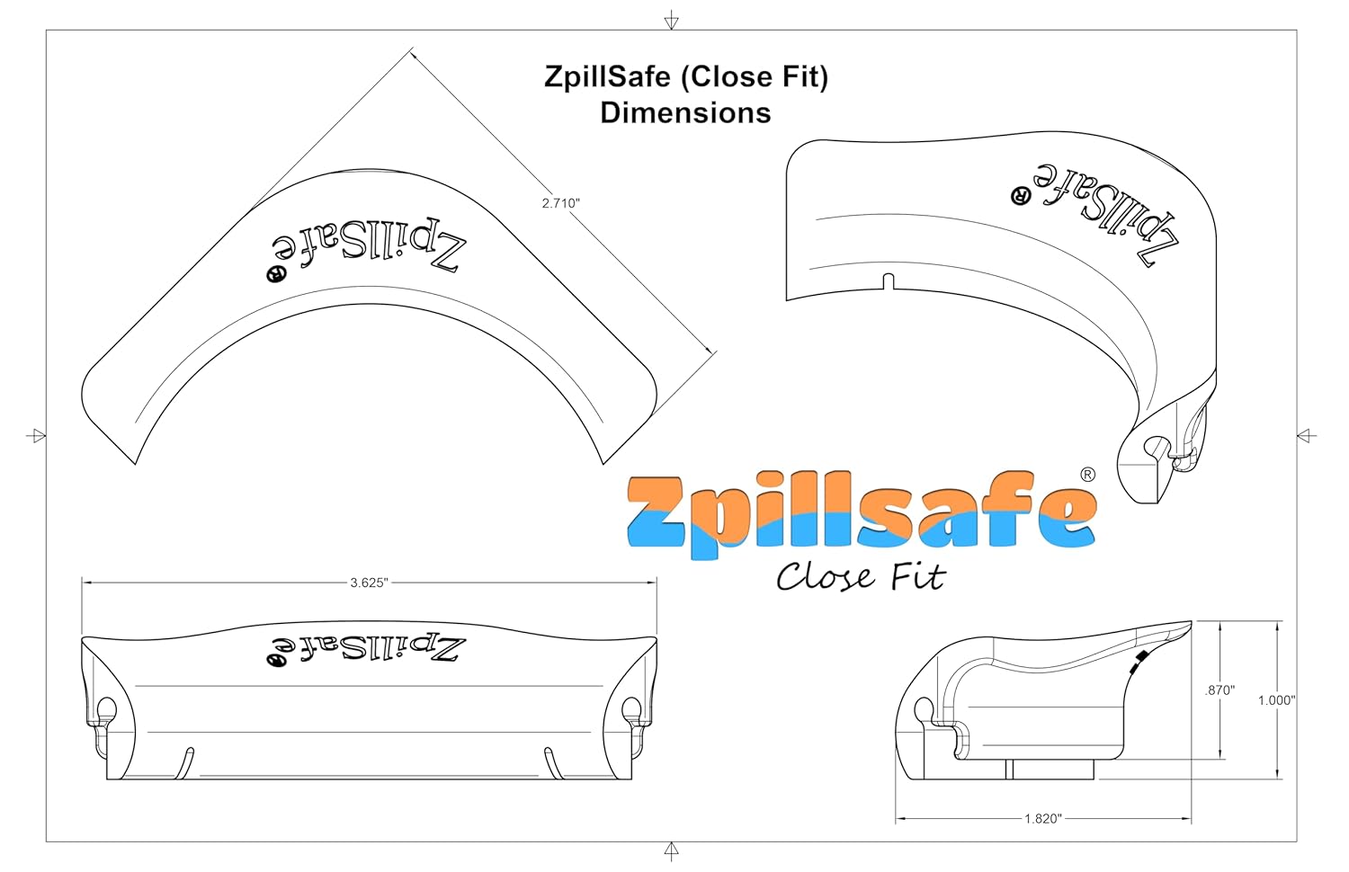 ZpillSafe Close Fit – Paquete de 2 embudos de pintura de cocina innovadores hechos de silicona para recipientes de líquidos de pared delgada de 2 a