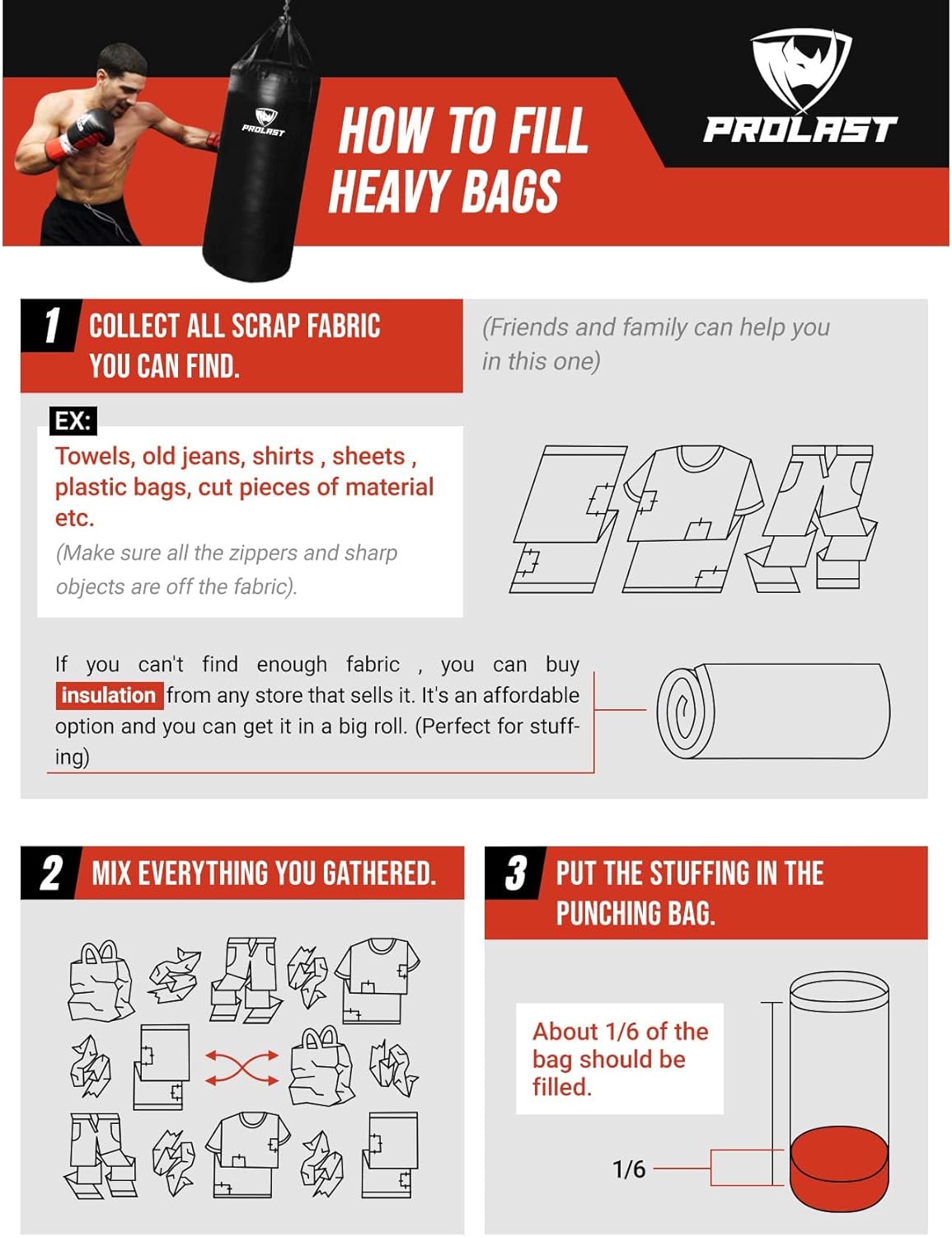 PROLAST Wrecking Ball Heavy Bag Body Snatcher Profesional Boxeo Entrenamiento Muay Thai MMA Especialidad Saco de boxeo sin relleno