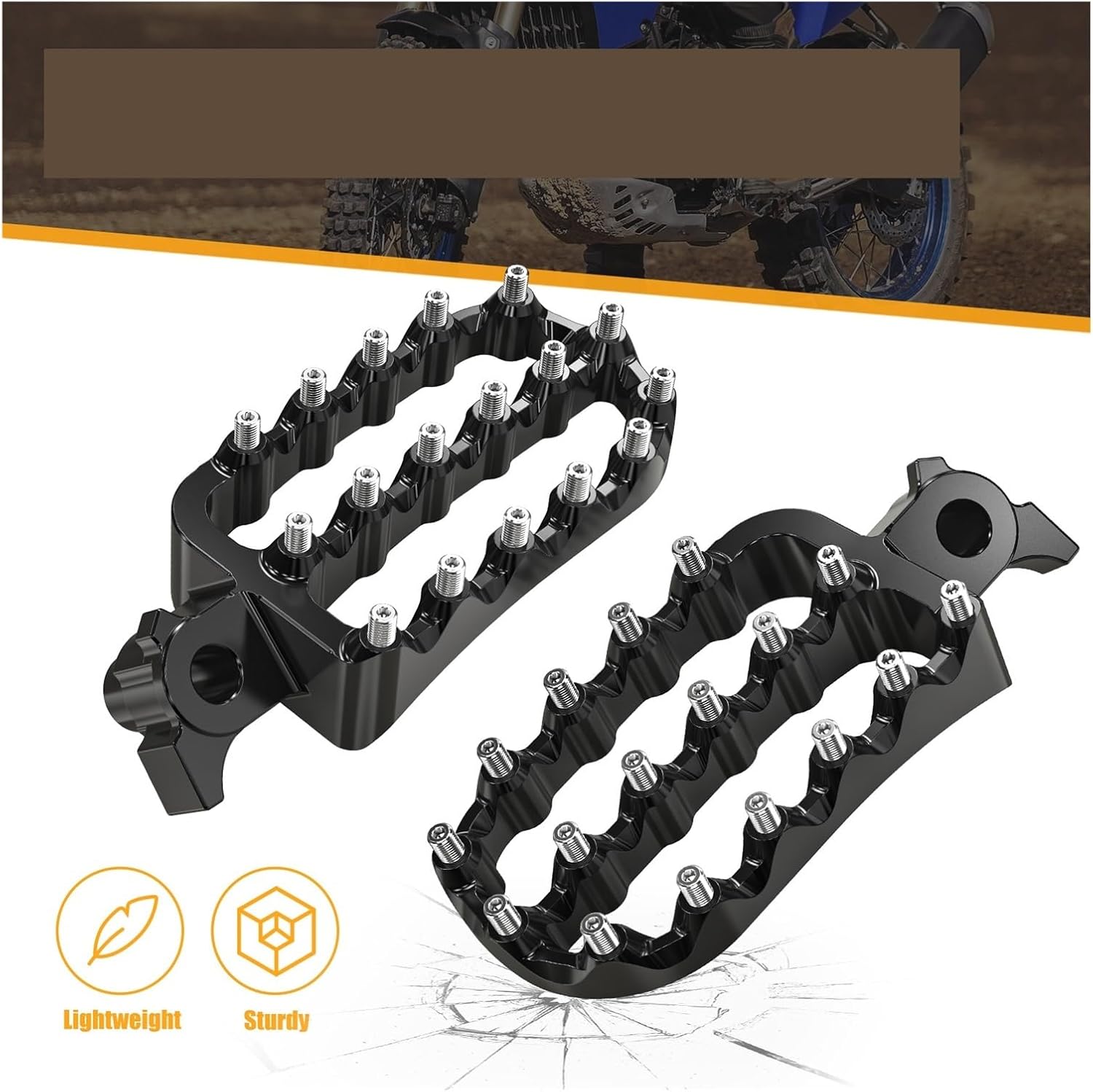 Compatible con Tenere 700 XTZ 700 XTZ700 2019-2023 Reposapiés forjado para motocicleta Tenere 700 Pedal Tenere 700 (Talla azul)