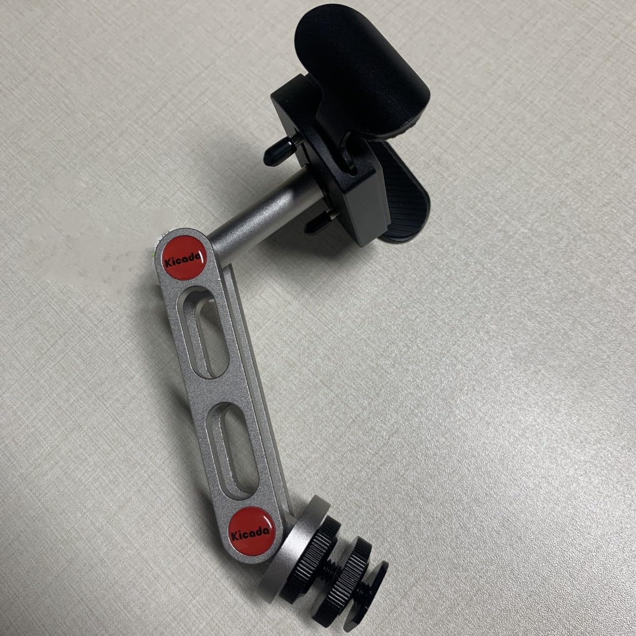 Adaptador de montaje para zapata caliente, soporte de trípode de metal para teléfono, soporte ajustable para trípode de cámara réflex digital,