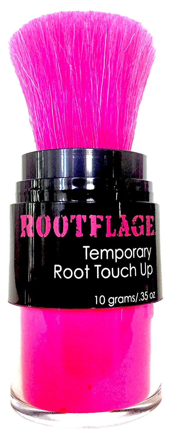 Tinte temporal para el cabello de color rosa, champú en polvo de color rosa, funciona en cabello oscuro (01 Pink Parade) 0.31 onzas