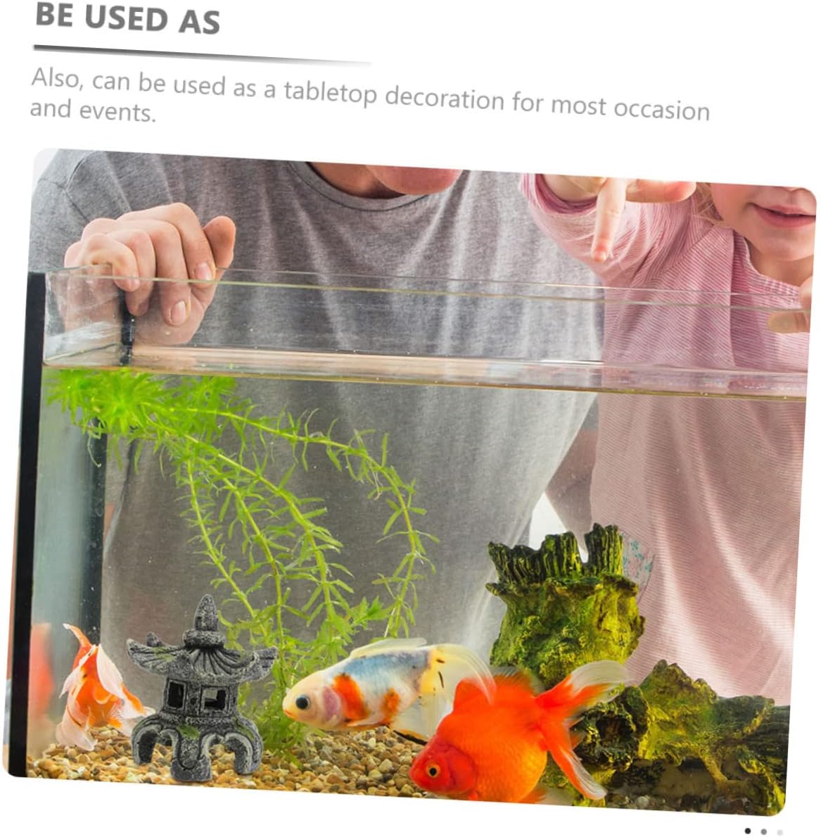 Yardwe Terrarios de vidrio pequeños para plantas, decoraciones asiáticas, linternas japonesas, estatua de pagoda asiática, casa de muñecas, pagoda,